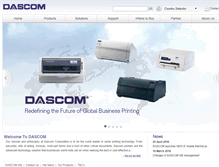 Tablet Screenshot of dascom.co.uk